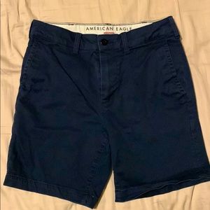 American Eagle Slim Fit Workwear Khaki Shorts